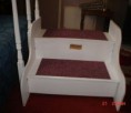 White Safety Steps - ONE HANDRAIL £62.50